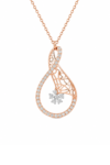 The Lattice Teardrop Bloom Pendant