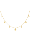 The Geo-Floral Charm Station Necklace