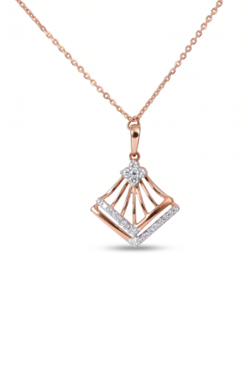 The Art Deco Lattice Diamond Pendant
