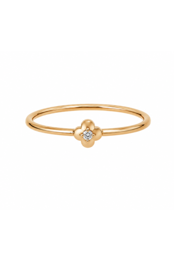 The Clover Bloom Solitaire Ring