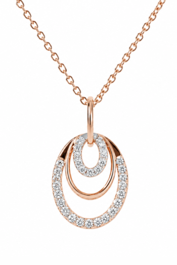 The Concentric Oval Cascade Pendant
