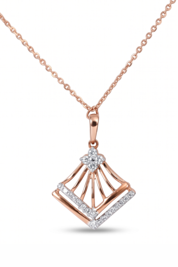 The Art Deco Lattice Diamond Pendant