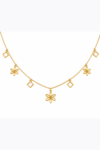 The Geo-Floral Charm Station Necklace