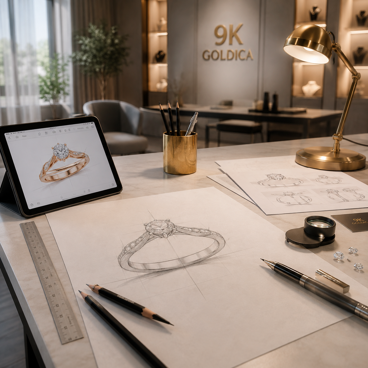 Jewelry Design Sketching