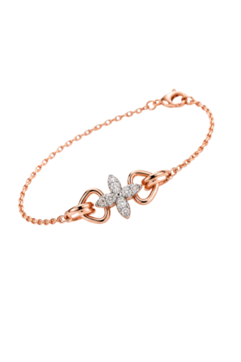 Floral Cluster Chain Bracelet