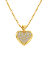 Luxurious Gold Heart Jewelry Set